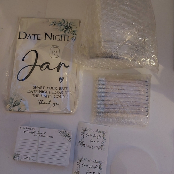 114 pcs bridal shower games include date night jar wooden sign 100 cards (30) - Picture 7 of 7